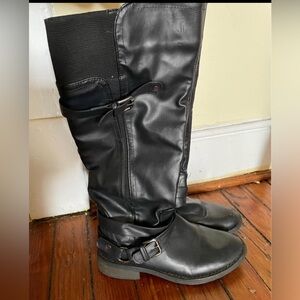 Black Knee-High Boots